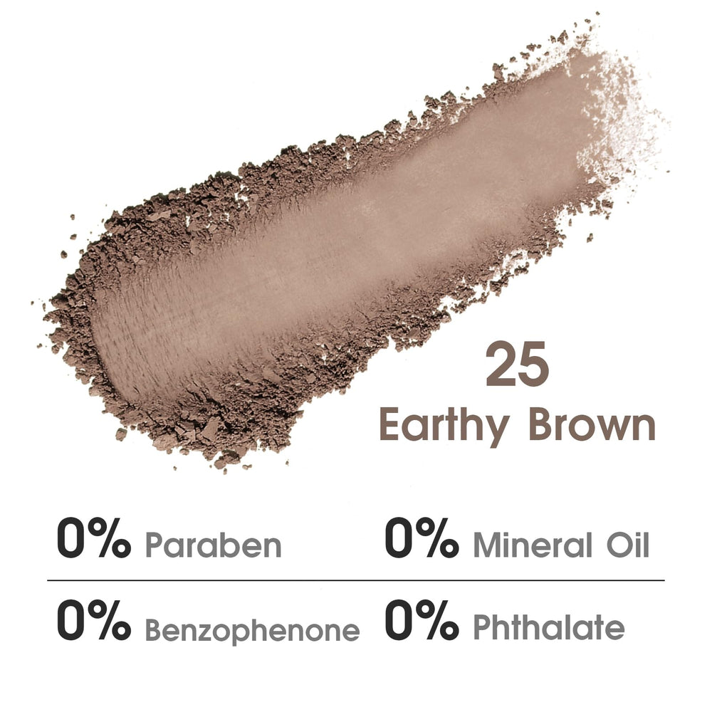 UCANBE Earthy Brown Forest matte shadow adds depth for smoky looks.