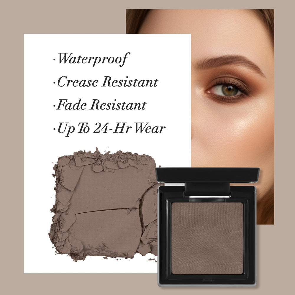 UCANBE Earthy Brown Blue Spark shimmer provides a bright lid highlight.