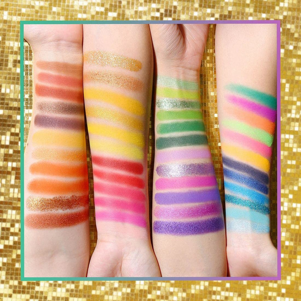 UCANBE Exotic Flavors Neon: sombras brillantes perladas para resaltar zonas clave.