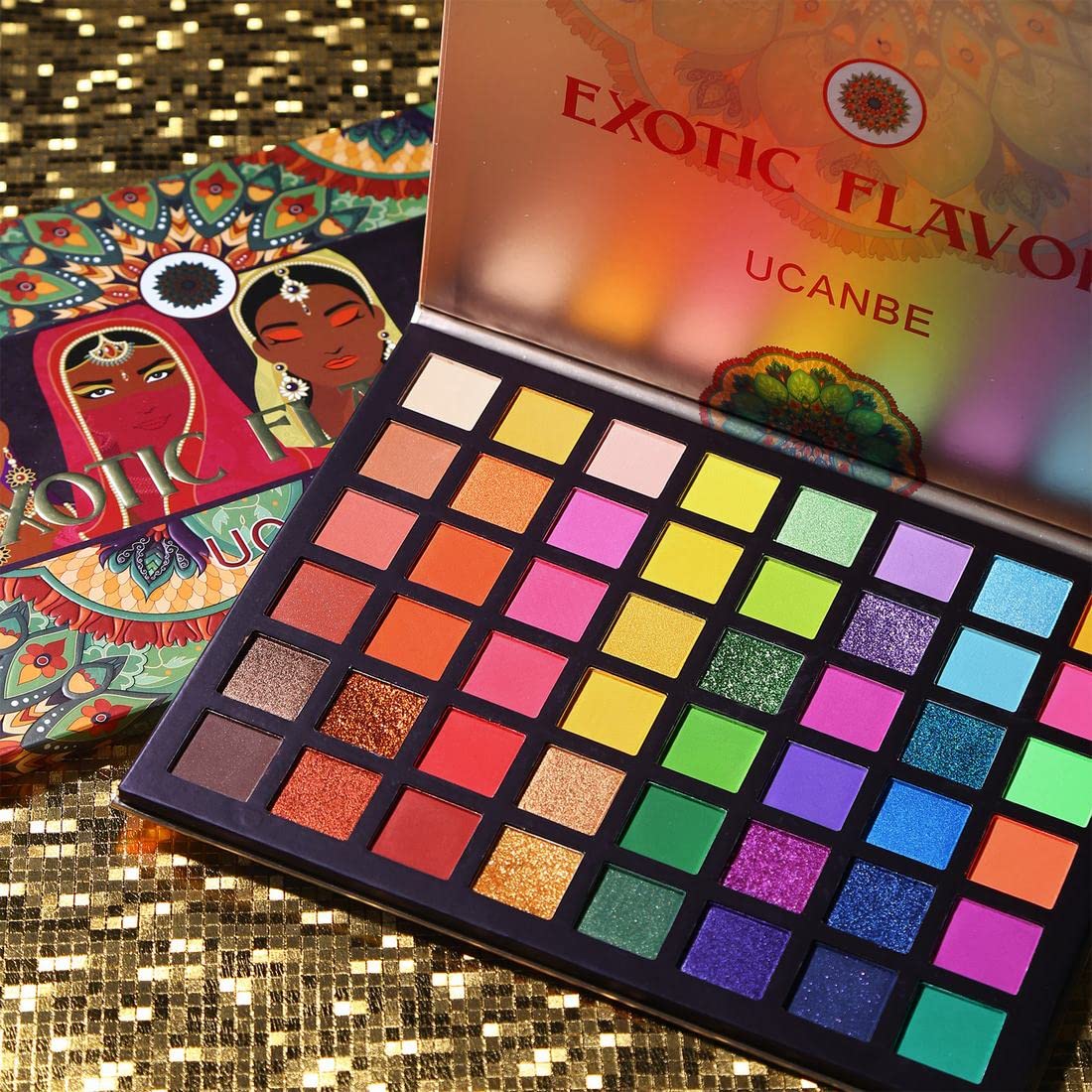 UCANBE Exotic Flavors Neon: sombras mate para base estable y diaria.