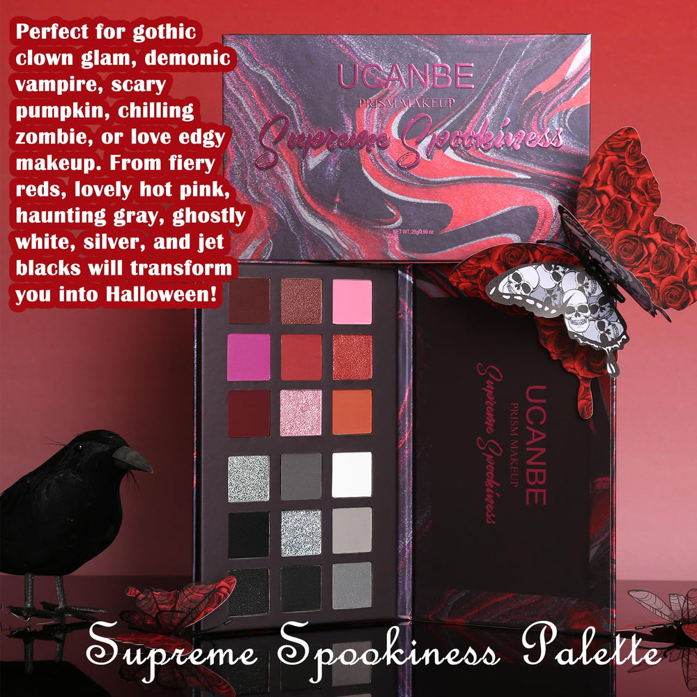 UCANBE compact case keeps the palette portable for travel and touch-ups.