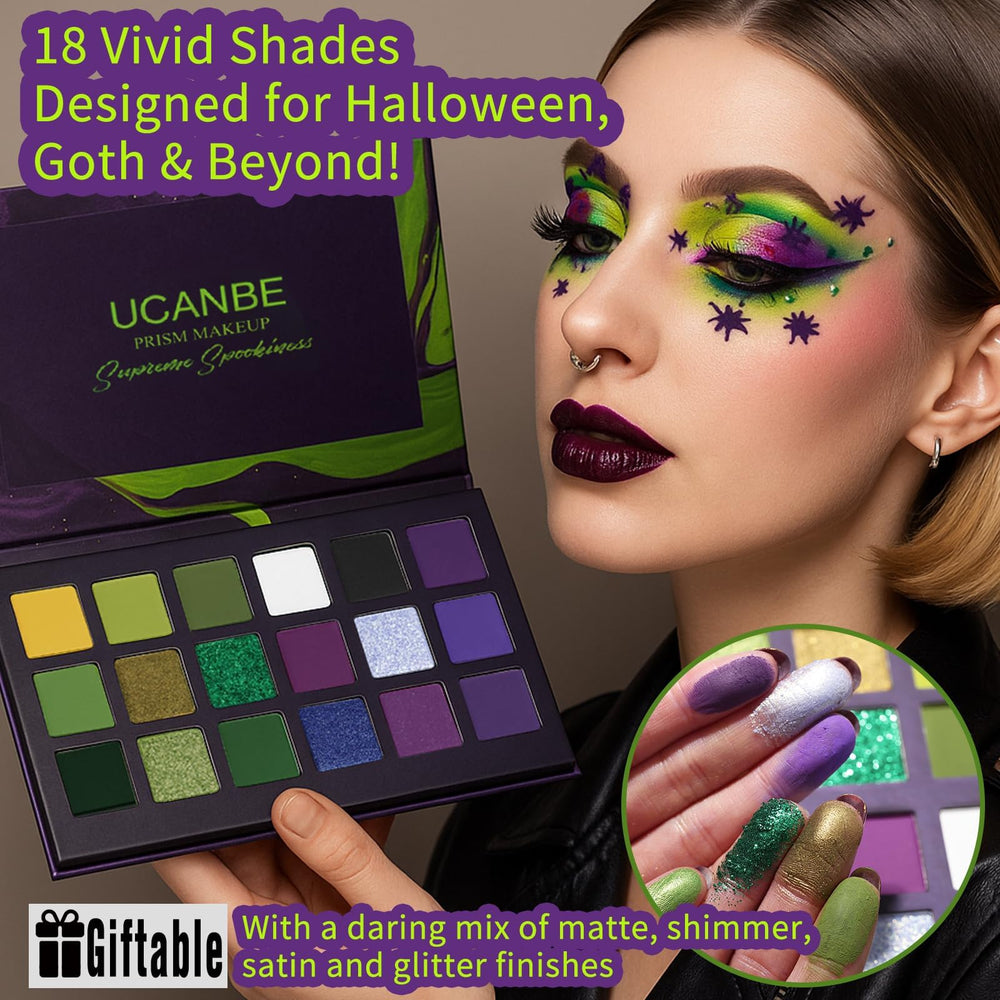 UCANBE forest green matte shade for precise crease definition and everyday dramatic looks.