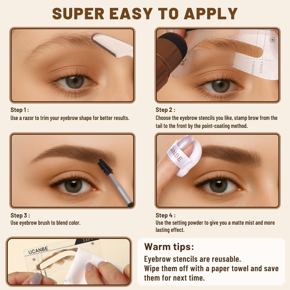 UCANBE navaja cejas para dar forma limpia y precisa