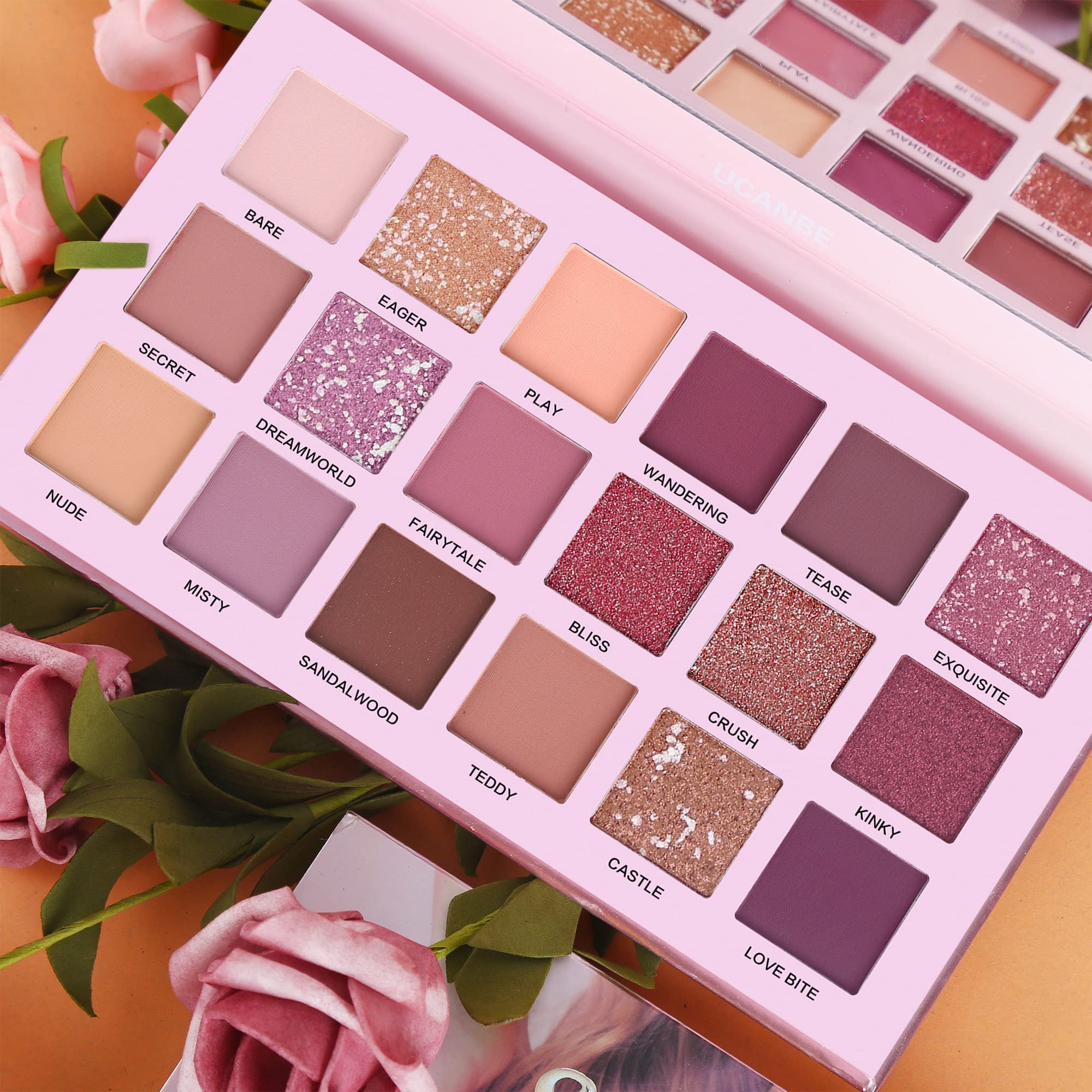 UCANBE nude palette enabling daily and party look inspiration