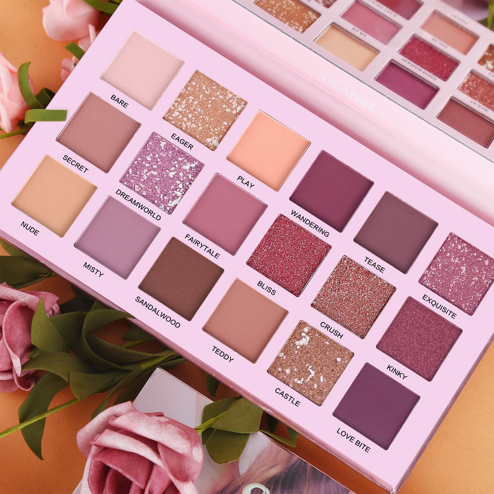 UCANBE nude palette enabling daily and party look inspiration