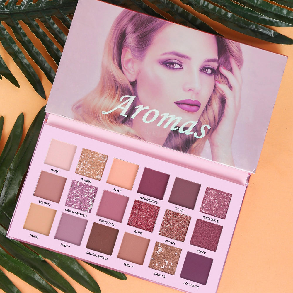 UCANBE nude eyeshadow matte and shimmer shades for versatile looks