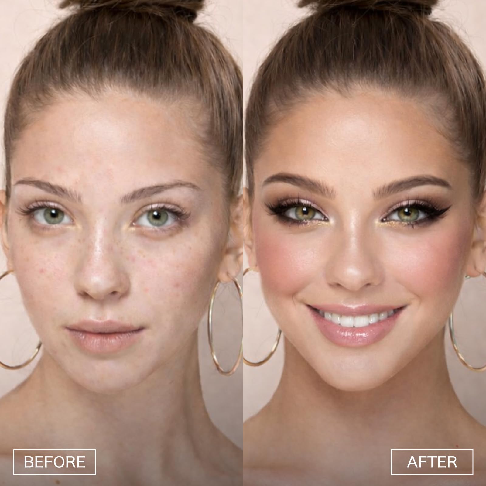 UCANBE Bronceador horneado: calidez natural para contornos suaves.