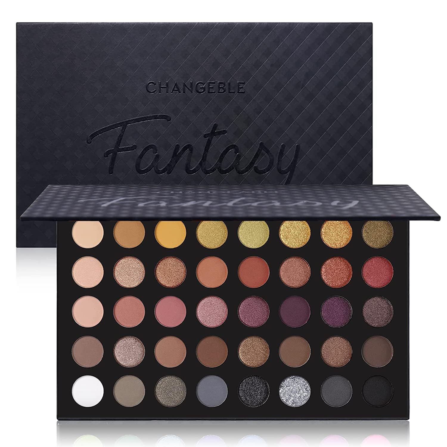 UCANBE Paleta abierta con 40 tonos neutros para looks versátiles.