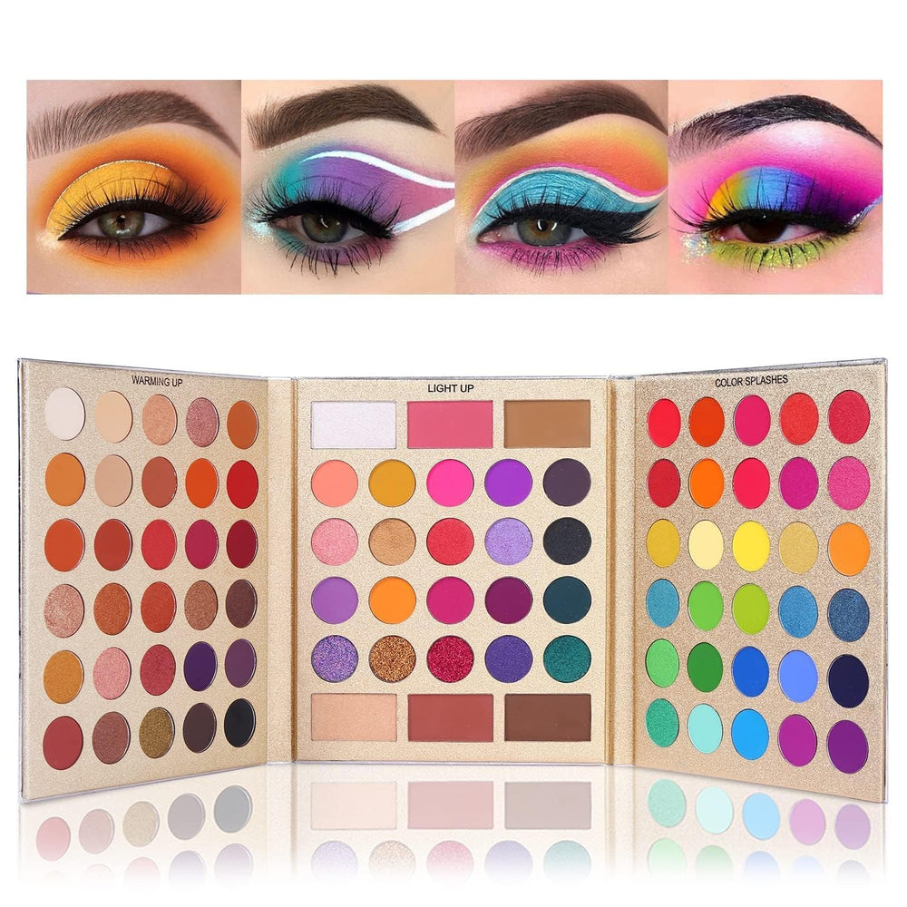 UCANBE Paleta Todo en Uno 86 tonos para looks versátiles.