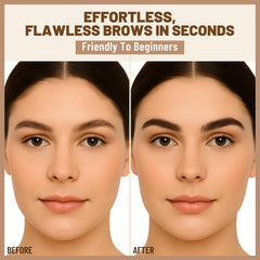 UCANBE pincel de cejas de extremos dobles para mezcla suave