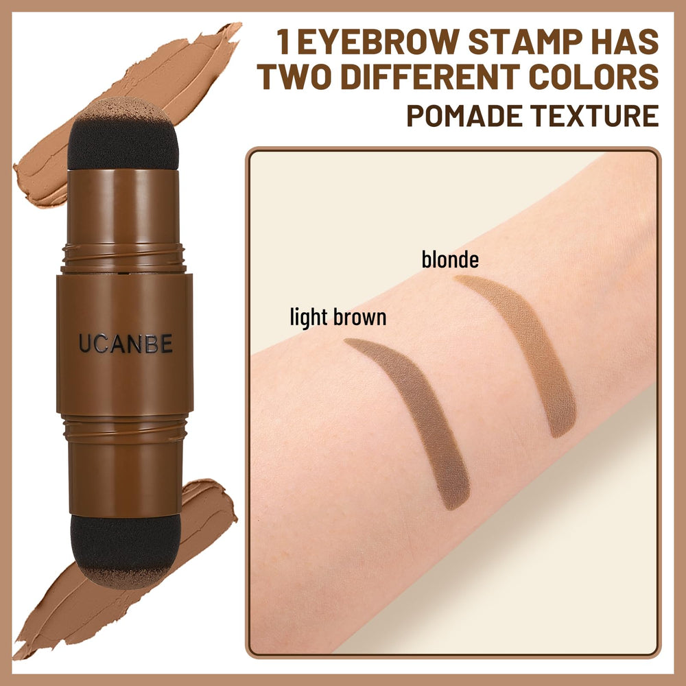 UCANBE pomada de cejas de dos tonos.