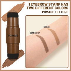 UCANBE pomada de cejas de dos tonos.