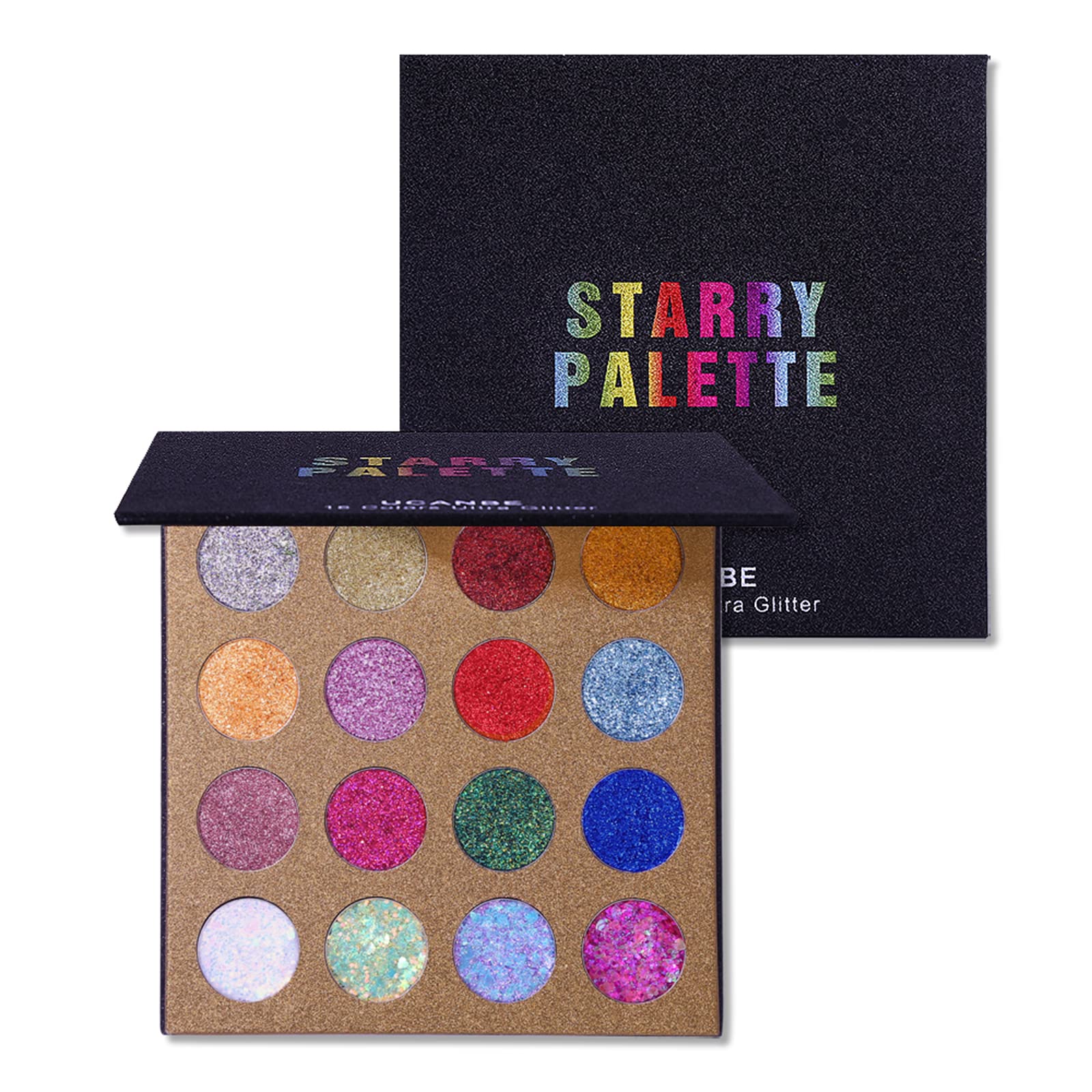 UCANBE Pro Glitter Eyeshadow Palette gift idea for festive occasions.