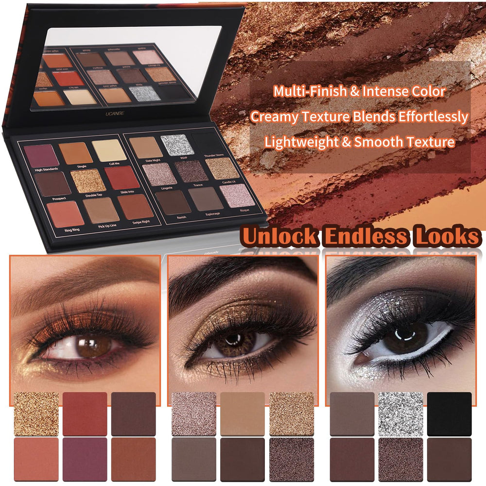 UCANBE Regalo de maquillaje: sombras pigmentadas para fans del color.