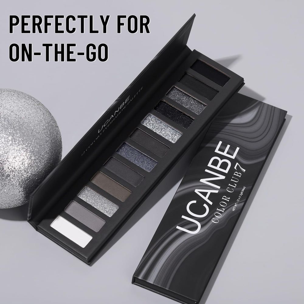 UCANBE Smokey Eyeshadow Palette long-lasting waterproof formula for all-day color integrity.