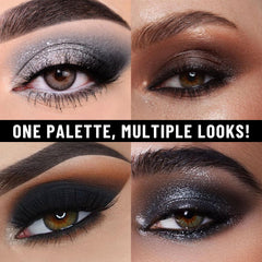UCANBE Smokey Eyeshadow Palette travel-compact design, ideal for daily use and trips.