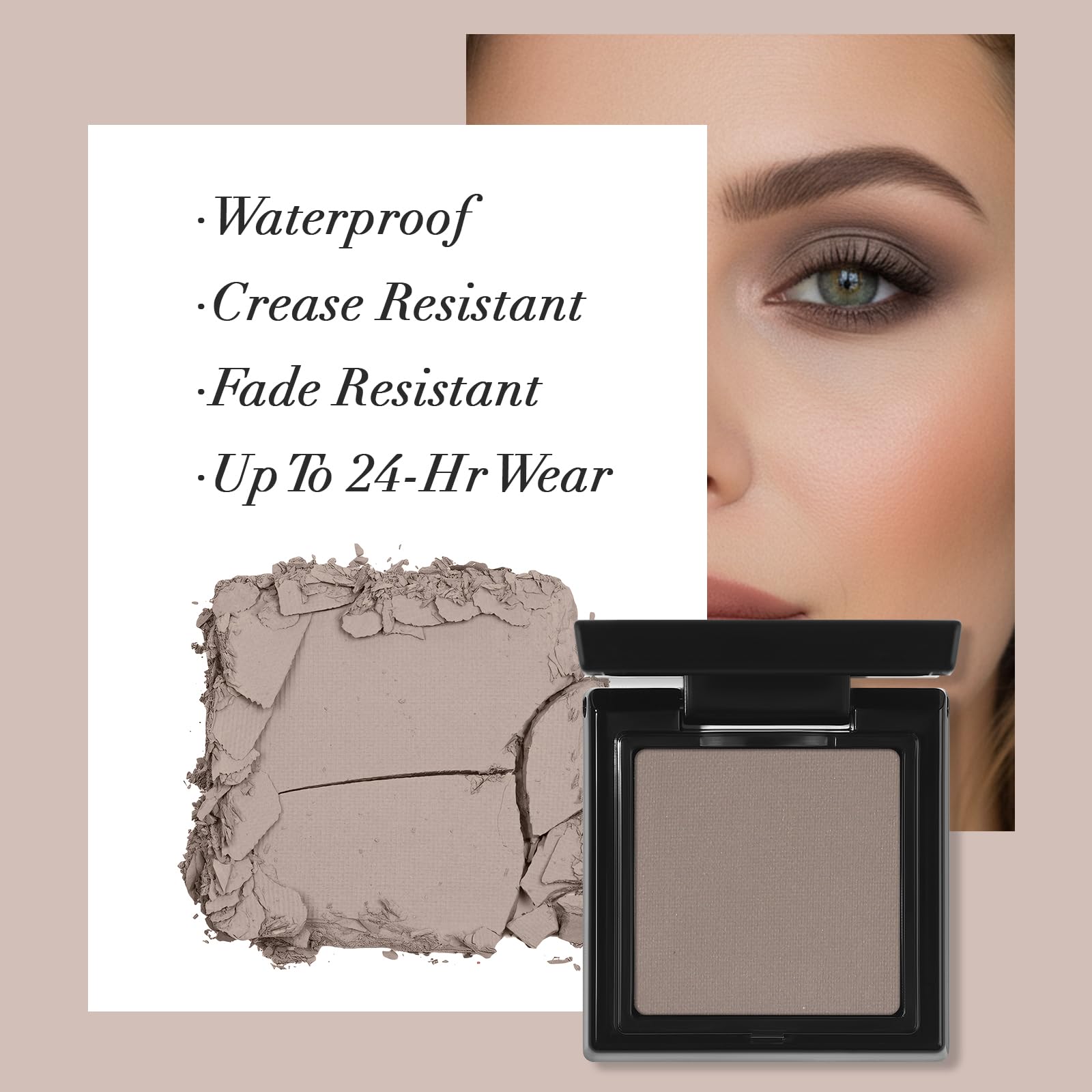 UCANBE Soft Shimmer Blue Spark swatch for subtle eye sparkle