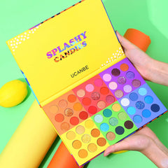 UCANBE sombras cremosas 54 colores con acabado suave y luminoso.