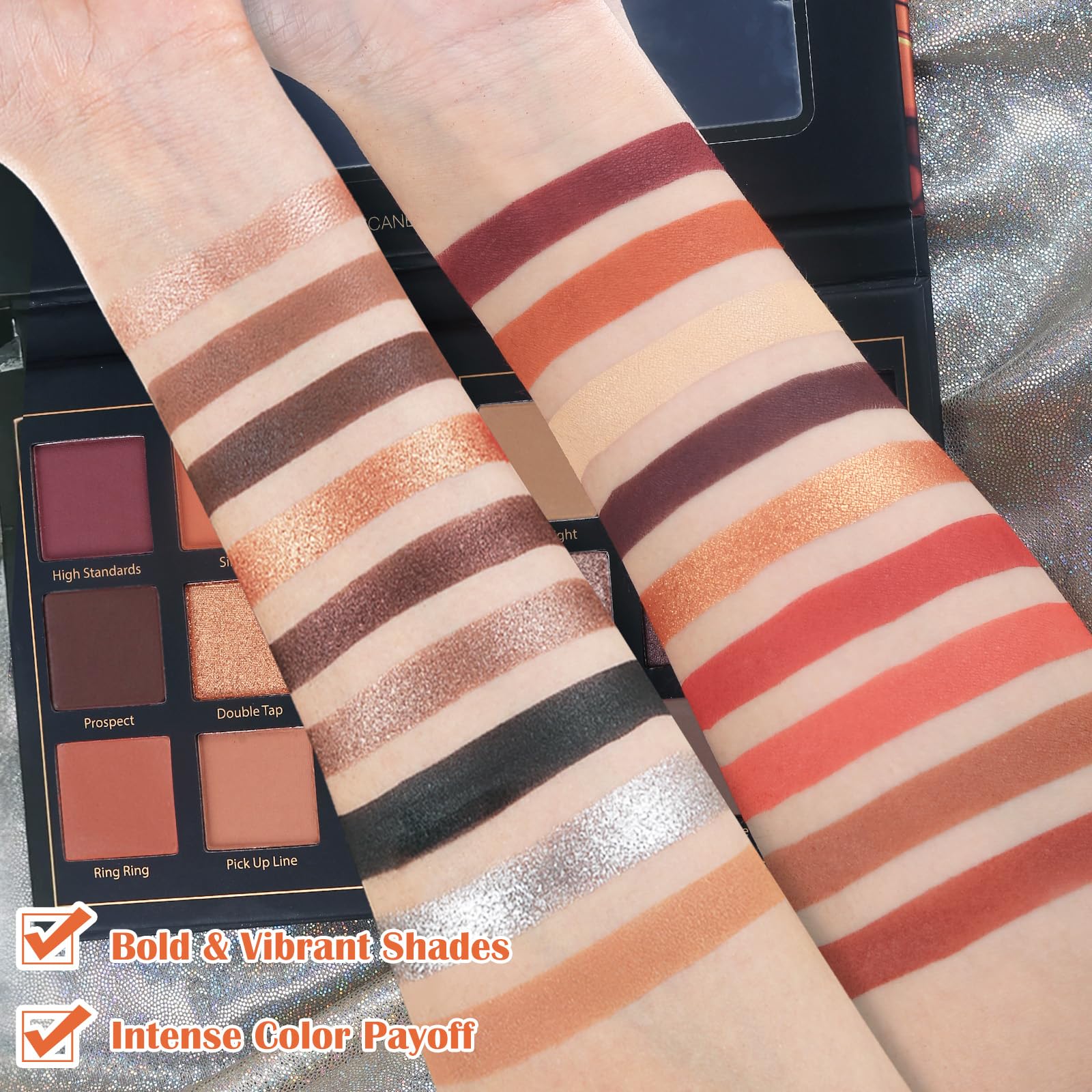 UCANBE Sombras doradas y champán: efecto luminoso para realzar el párpado.