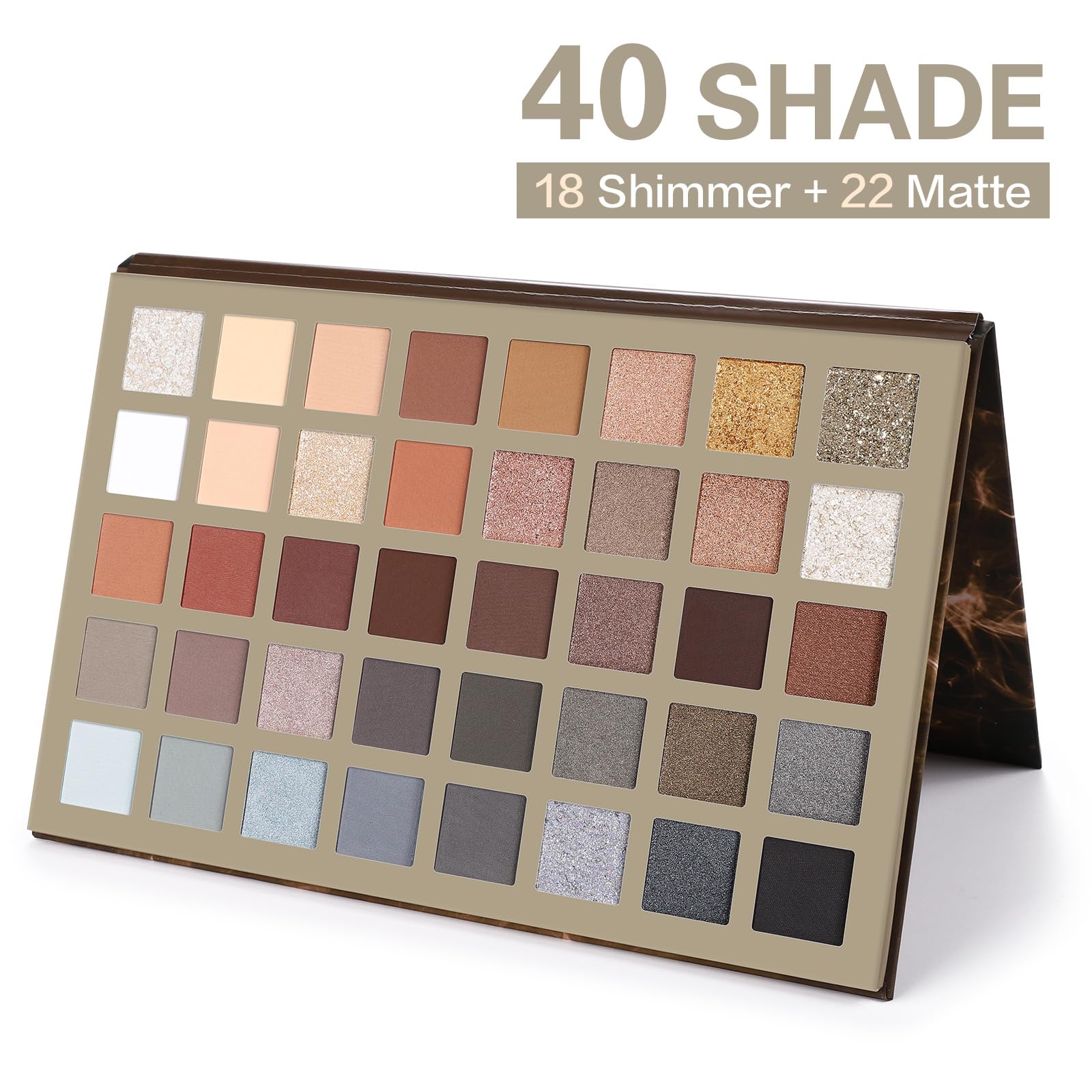 Sombras mate y brillo de UCANBE para acabados versátiles.