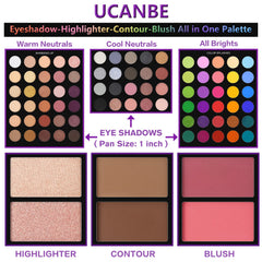 UCANBE sombras texturas mate y brillo para combinaciones versátiles