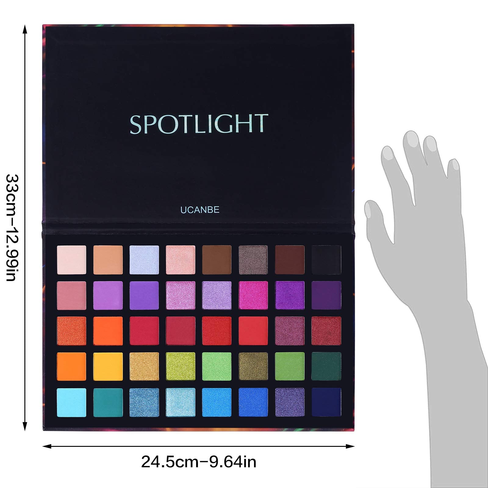 UCANBE Spotlight aplicación en seco o mojada para estilos flexibles.