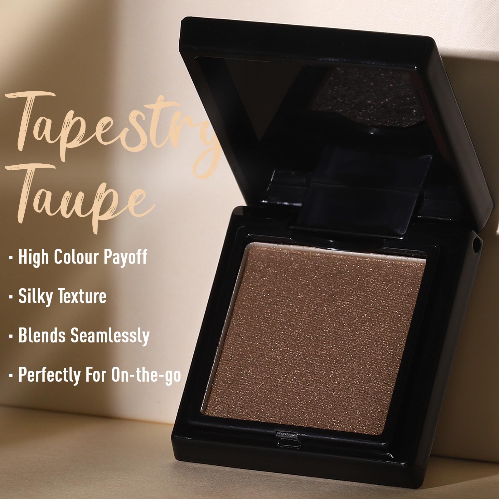 UCANBE Tapestry Taupe Glass glitter shade creates bold highlights with a smooth finish
