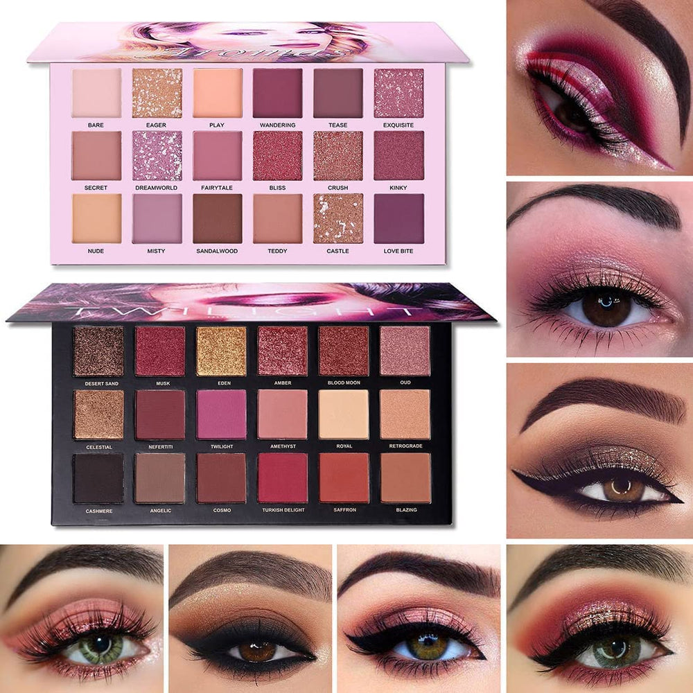UCANBE Twilight Dusk: brillos en tonos ciruela, bronce y rosa para capas.