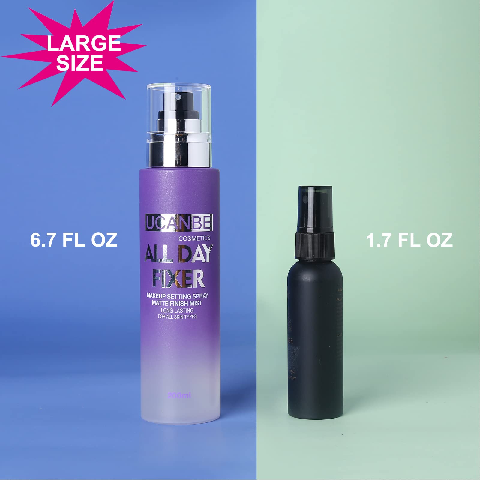 UCANBE uso posterior al maquillaje para sostener colores
