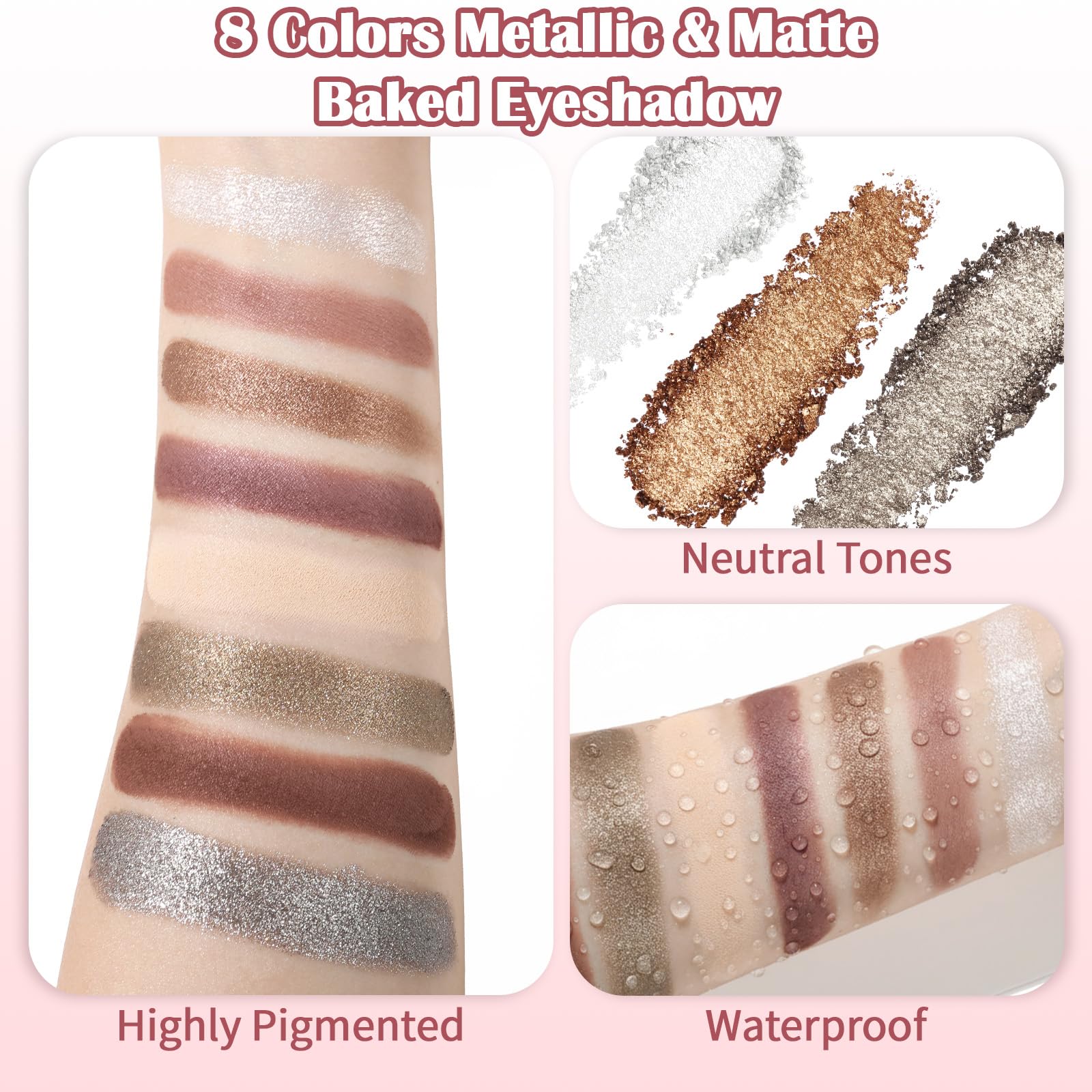 UCANBE Guía de uso diario para maquillaje de ojos con la paleta.