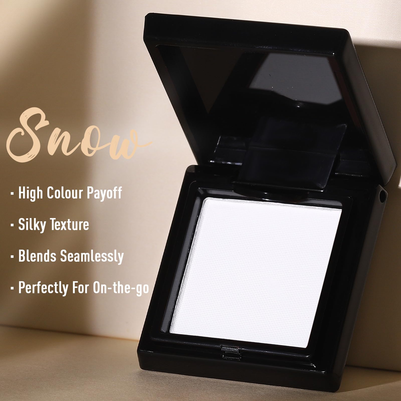 UCANBE White Single Eyeshadow Palette skin-friendly formula designed for everyday wear