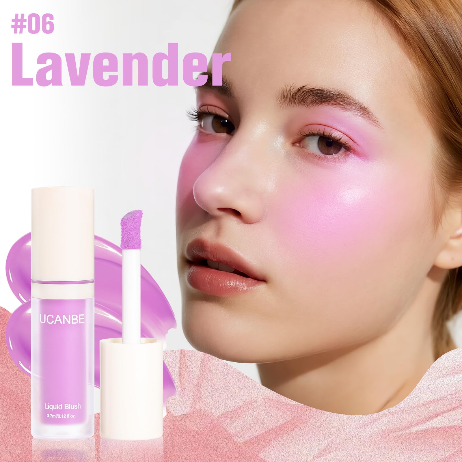 UCANBEMAKEUP Matte Liquid Blush, pigmento alto para color natural en mejilla