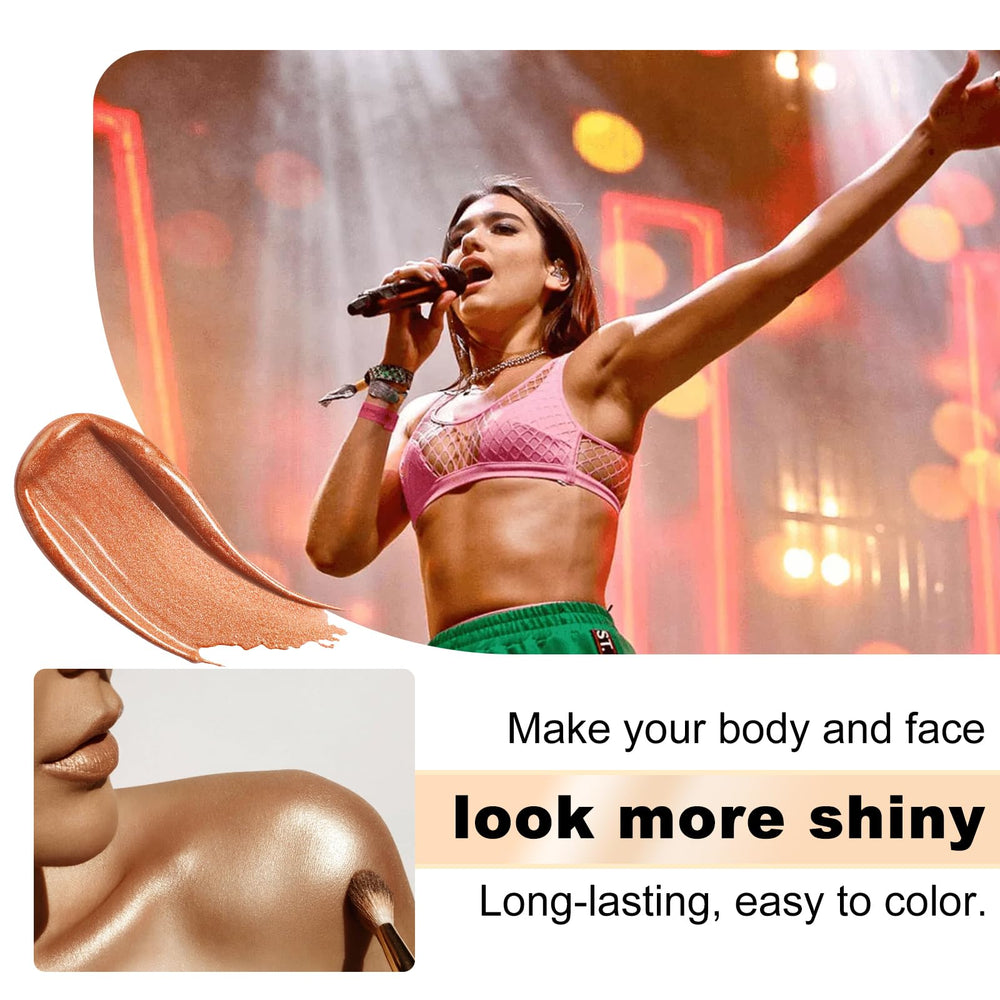 UCANBEMAKEUP Body Shimmer Oil soft lustre for a dewy finish.