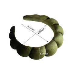 Uchyius headband worn with outfits for a refined, polished look.