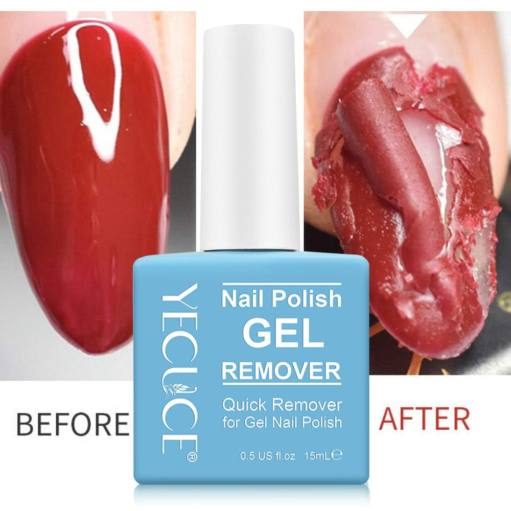 Ucobrusay removedor de gel para uñas: aplicación fácil sin envoltorio.