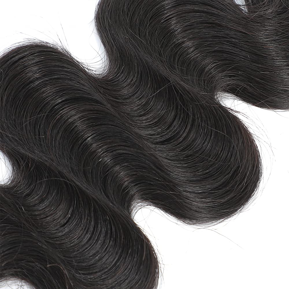 UDesire 16A body wave machine double weft close-up