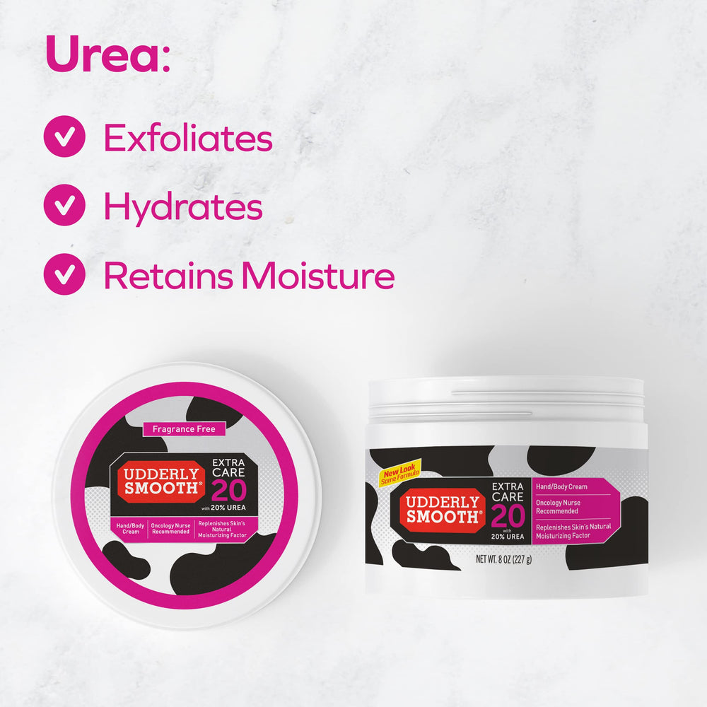 Aplicación diaria suave para manos y cuerpo con Udderly Smooth.