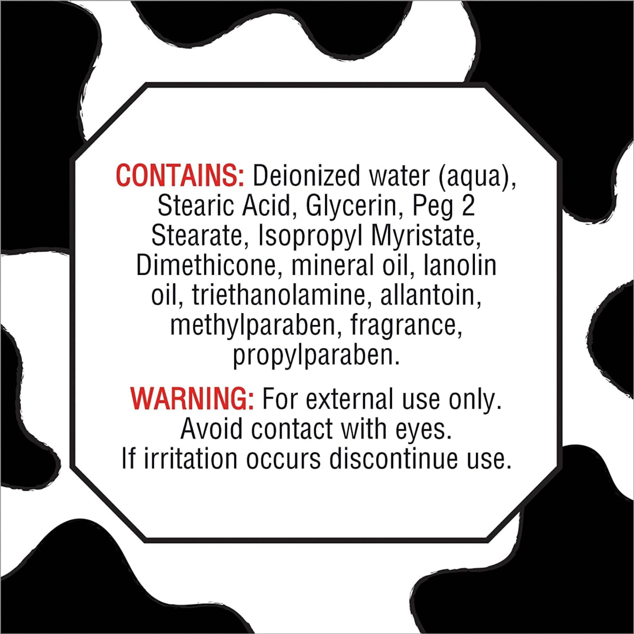 Udderly Smooth texture closeup reveals rich blend without heaviness.