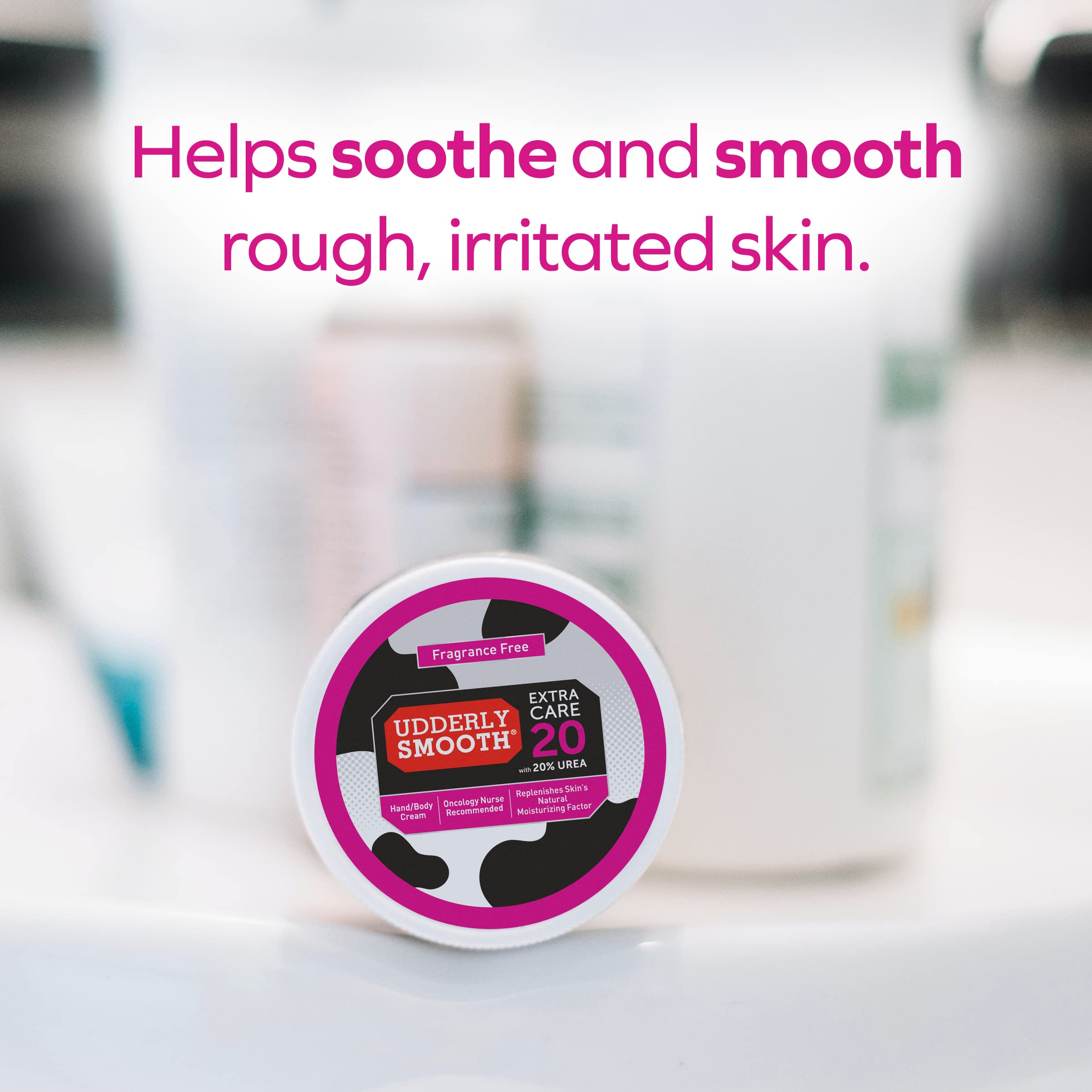 Fórmula suave para piel sensible de Udderly Smooth.