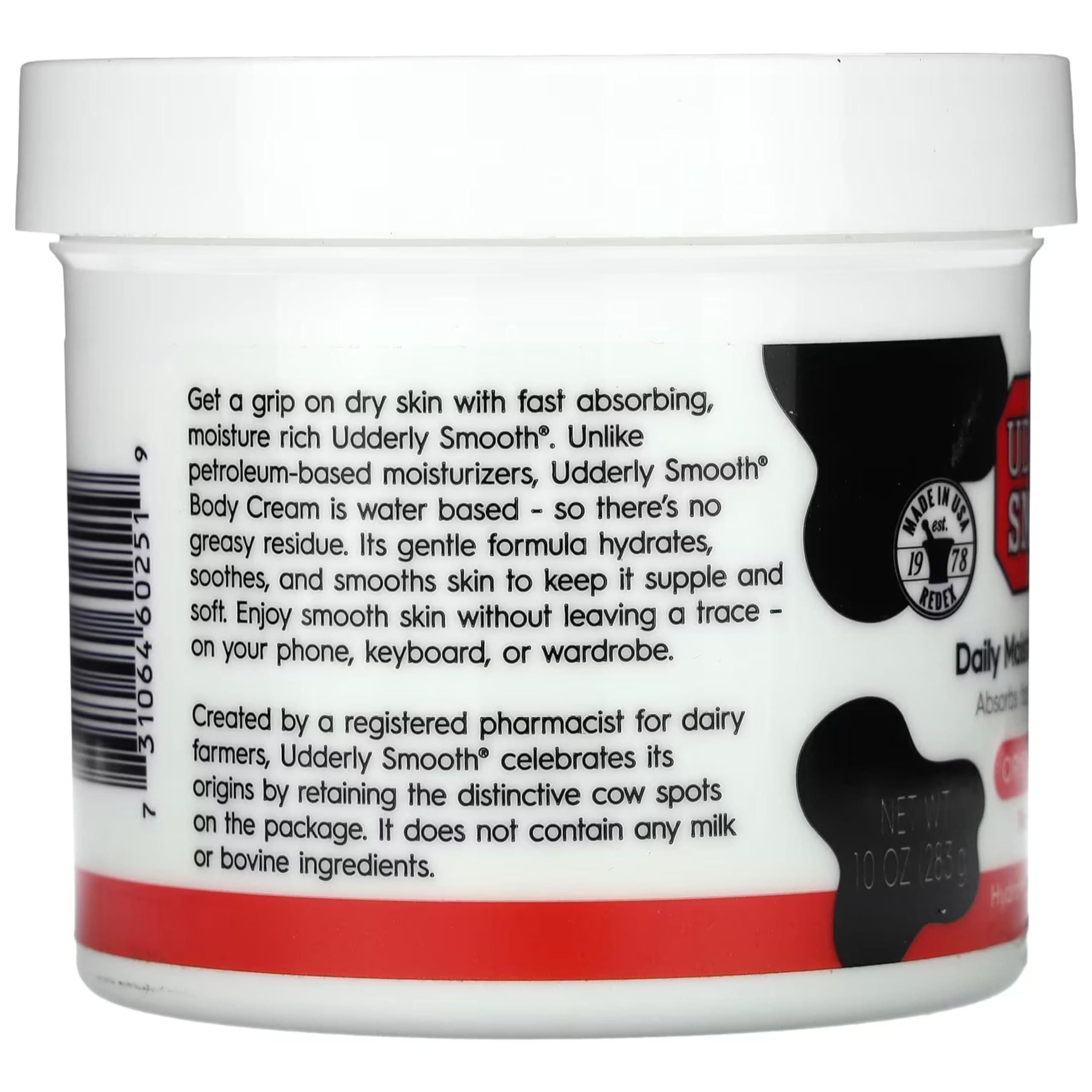 Udderly Smooth packaging shows a value-packed 3-pack for hydration.