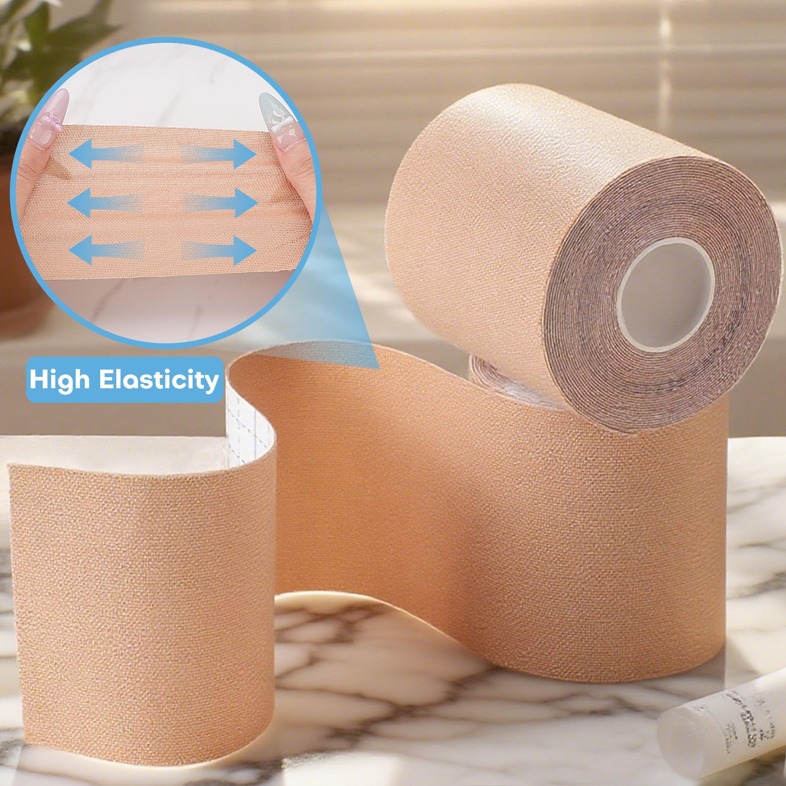 Udefineit dos rollos para cobertura de tatuaje, práctica y portátil