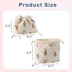 uekeboag canvas lining travel toiletry bag, durable and easy to clean for on the go essentials