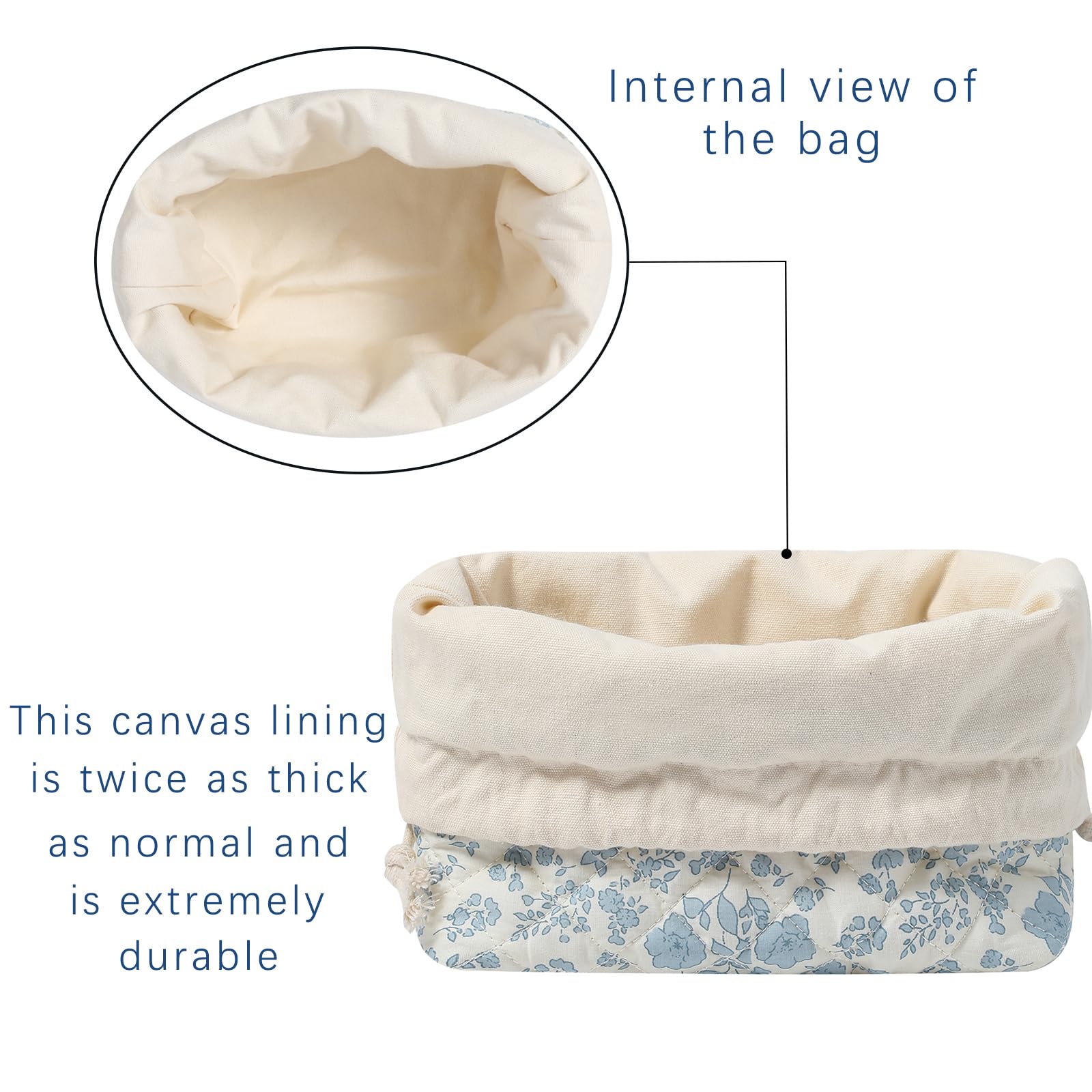 uekeboag easy access drawstring bag, keeps small items organized in seconds