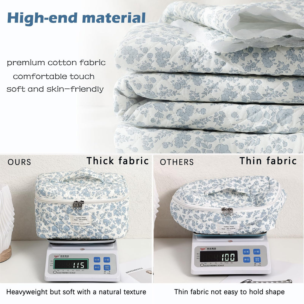 uekeboag foldable cosmetic bag travel accessory saved space in luggage.