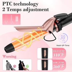 Ufree 1-inch multi-flat iron in action for sleek straight styles.