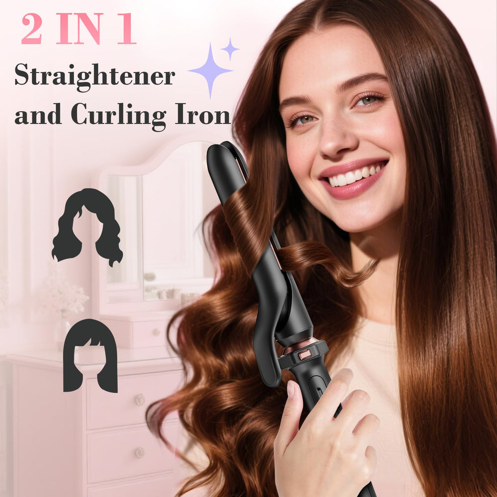 Ufree two clips included help secure sections during styling.