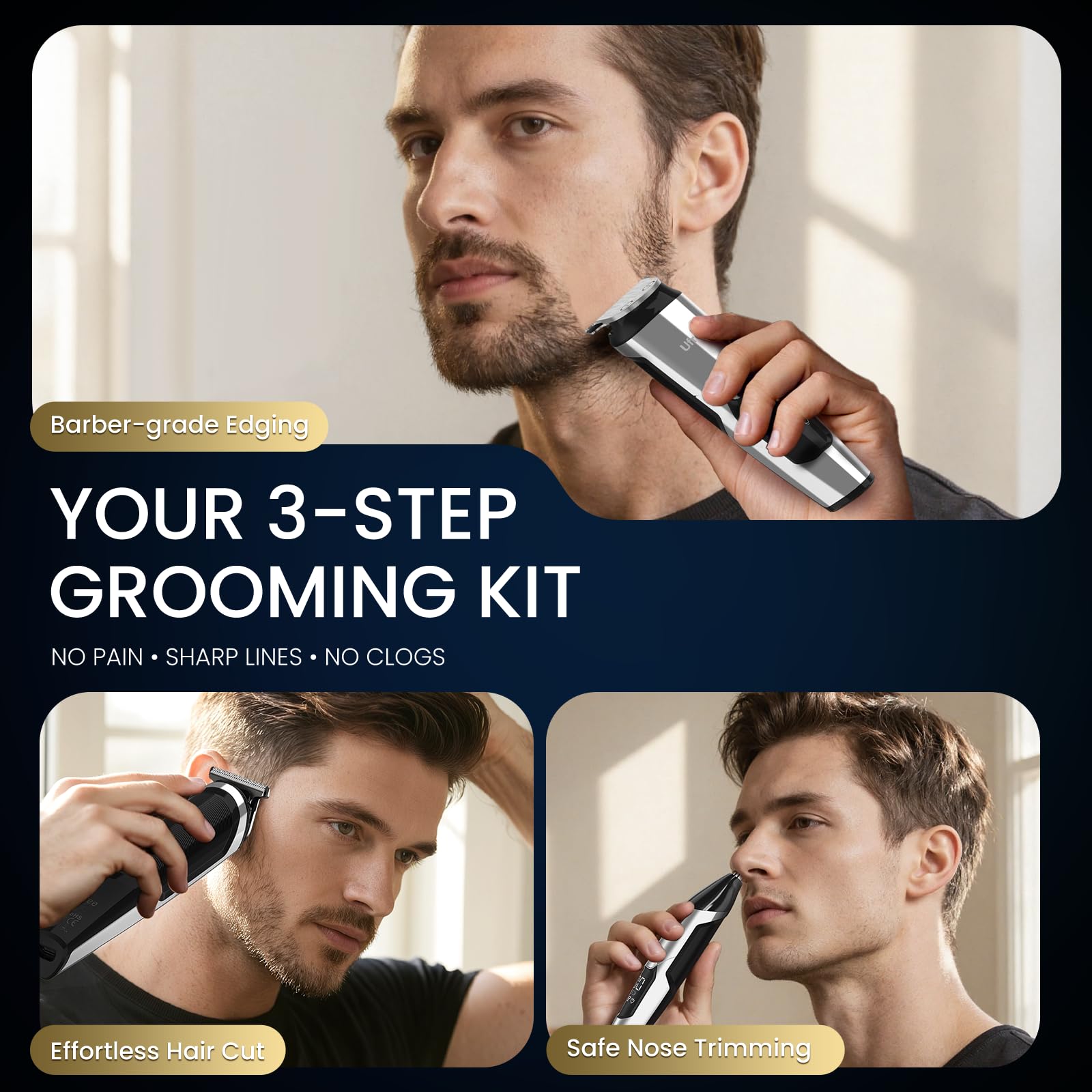 IPX6 waterproof design enables easy cleaning after wet or dry use.