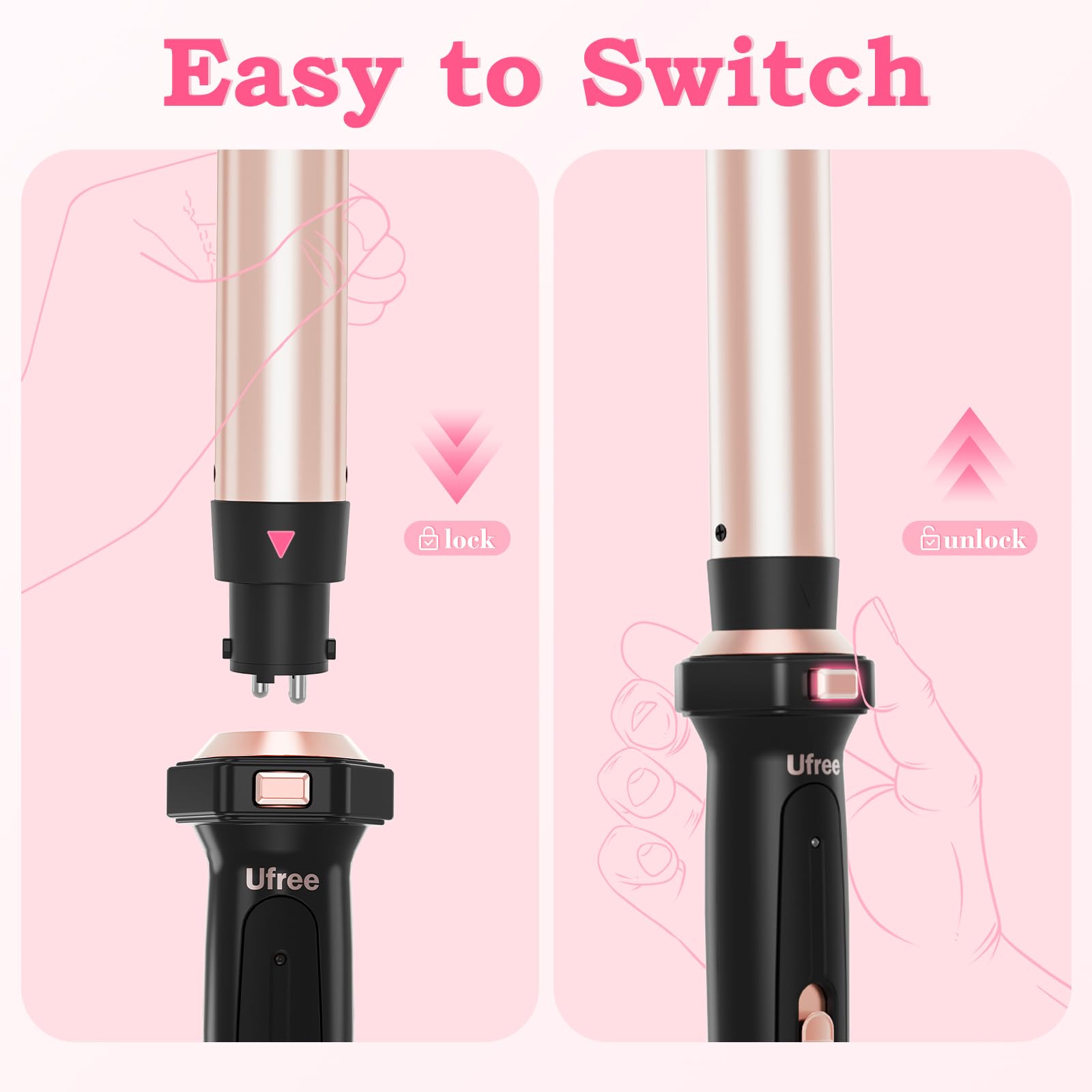 Ufree dual voltage design for styling anywhere with travel readiness