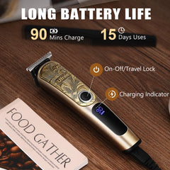 Ufree 7-in-1 interchangeable heads—versatile grooming for beard, hair, and body.