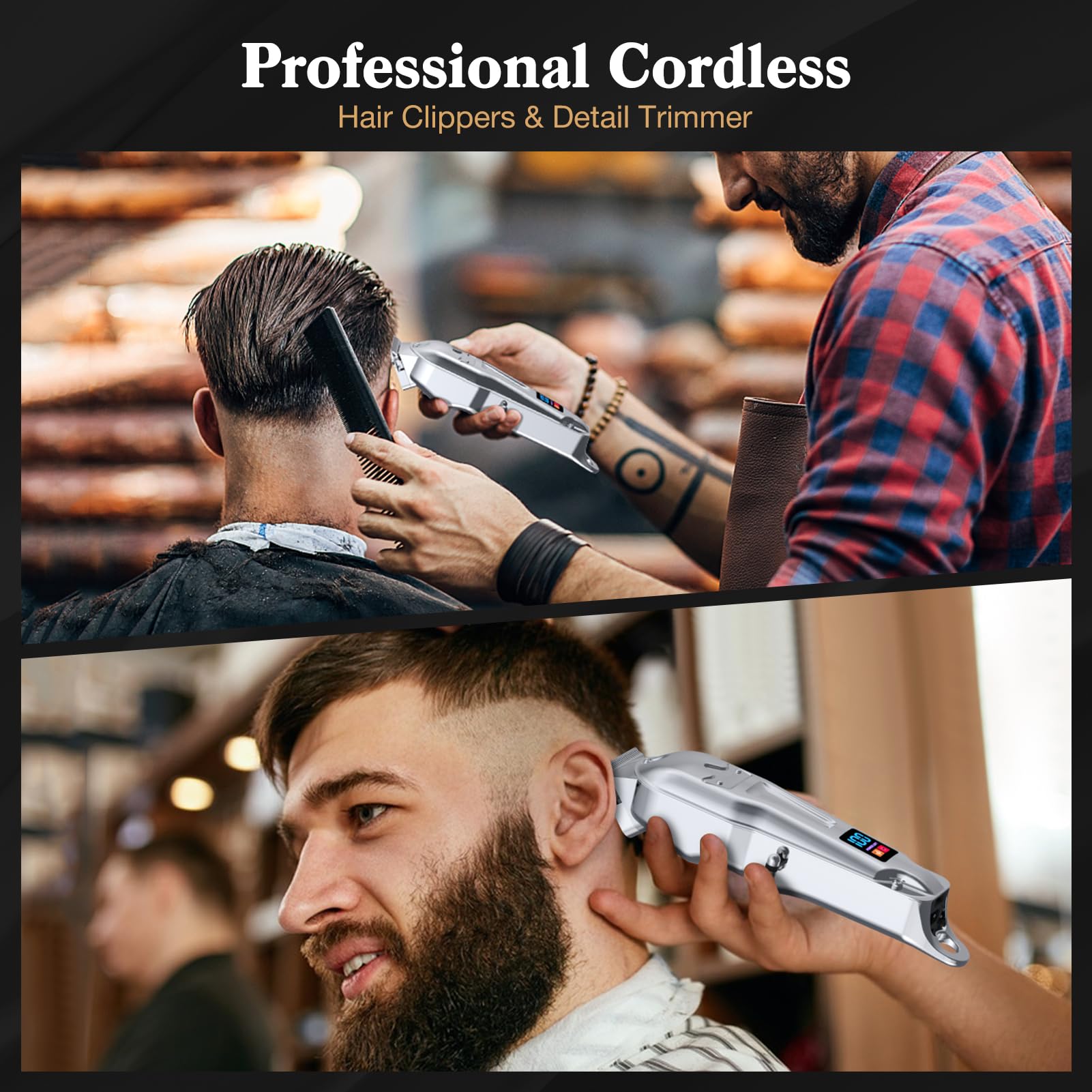 Ufree barber cape and accessories for at-home barbering sessions.